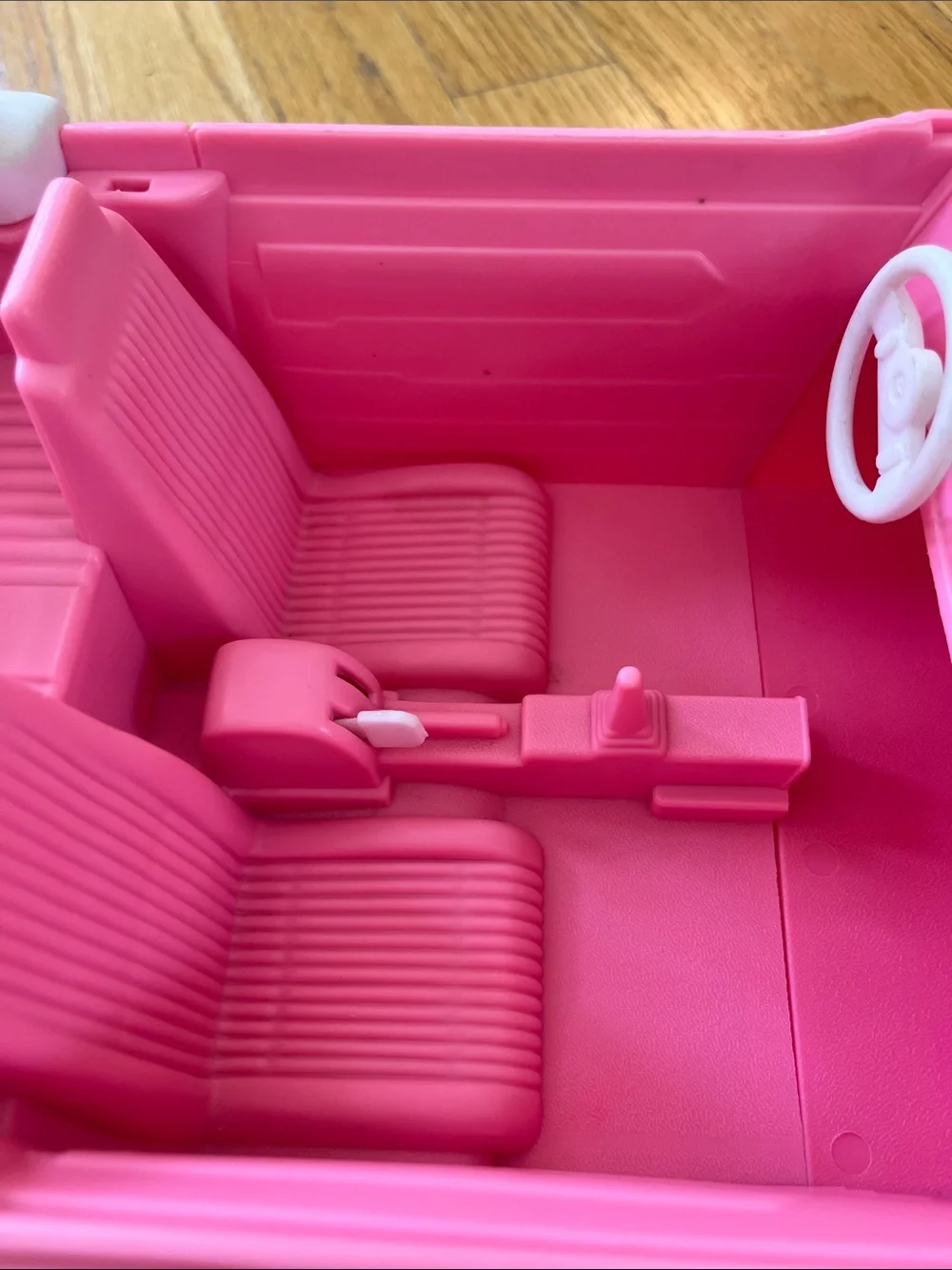 1993 Mattel Barbie Car Ford Mustang Convertible Pink & White